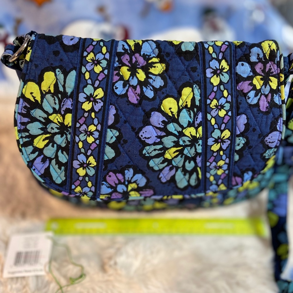 Vera Bradley Saddle Up bag in Indigo Pop